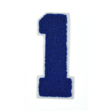 ROYAL CHENILLE NUMBER PATCH