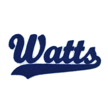 Watts Varsity City Chenille Patch