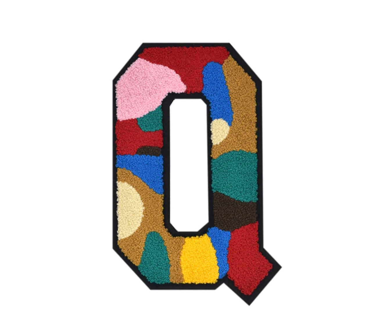  104 Pcs Chenille Letter Patches Iron on Letters Varsity Letter  Patches Self Adhesive Chenille Patches Chenille Embroidered Patch for  Clothing(Multicolor, Classic) : Arts, Crafts & Sewing