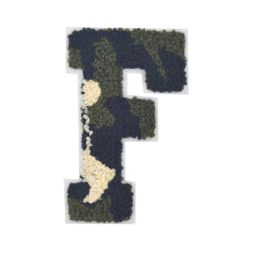 CHENILLE MULTI-COLOR LETTER PATCH