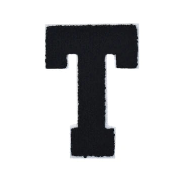 CHENILLE BLACK LETTER PATCH